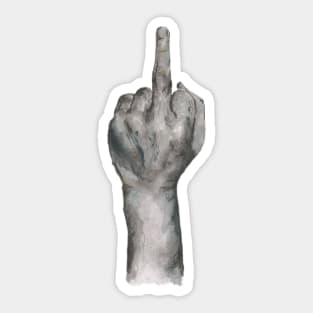 Middle Finger (Hand Painted... pun intended) Sticker